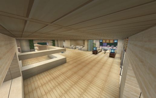 Big Modern House with Elevator schematic - building
