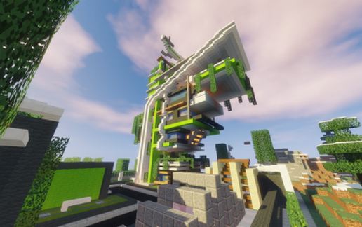 Modern House(Green) [Update from 2016]
