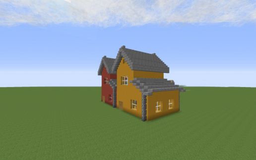 Twin houses by Cyriiil schematic - building
