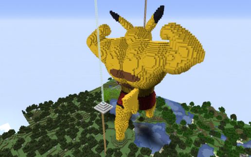Ultra Swole Pikachu schematic - building
