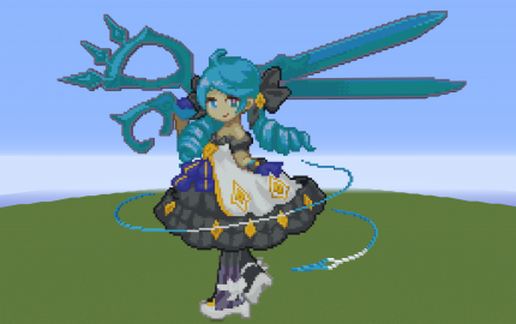 Gwen (League of Legends) schematic - building