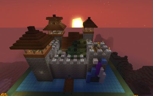 Tiny Castle schematic - building