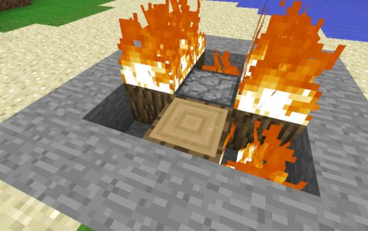 Camping in Minecraft