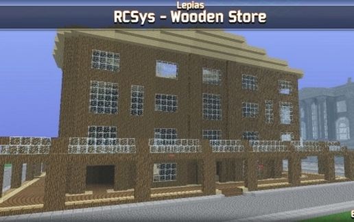 RCSys - Wooden Store 64x64x33 schematic - building