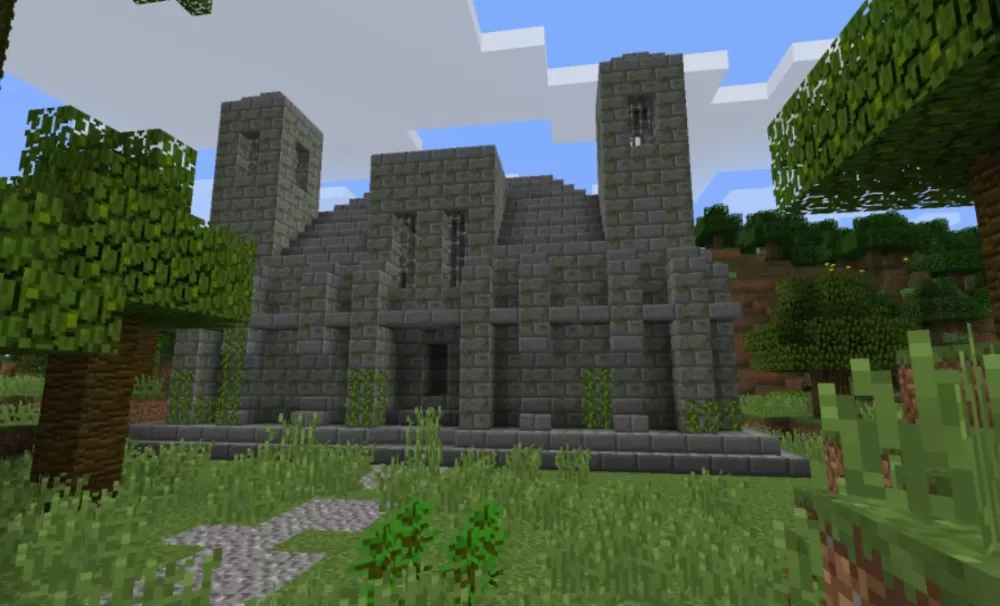 Jungle Temple schematic - building