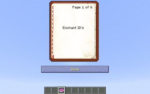 Enchantment ID's Book (In Chest) schematic - building