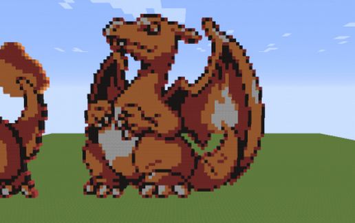 Charizard Sprite schematic - building