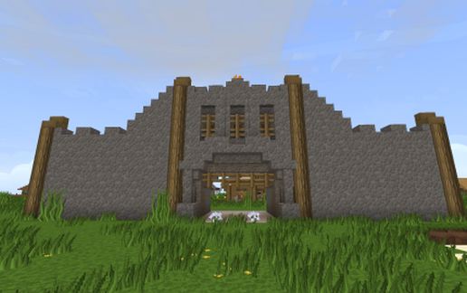 Village Gate (Basic) schematic - building