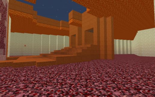 DOOM Level 8 schematic - building