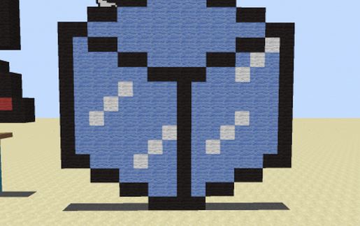 Ice Pixel Art schematic - building