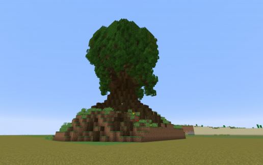Hidden Iron Golem Farm schematic - building