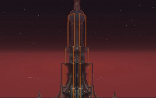 blue tower schematic - building