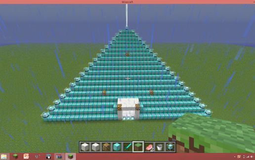 Diamond Pyramid schematic - building