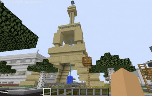 turnul eiffel schematic - building