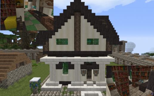 Bone Town Library schematic - building