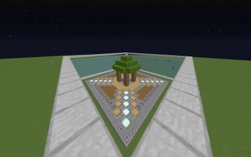 Minecraft Hub schematic - building
