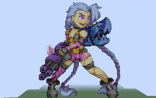 Jinx (League of Legends) schematic - building