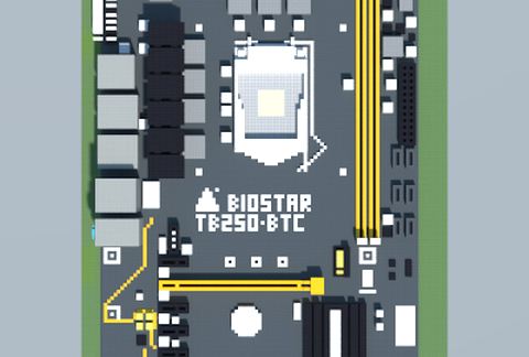 Intel TB250-BTC (BIOSTAR) schematic - building