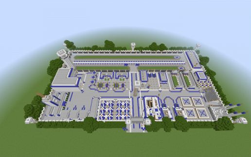 Military base schematic - building
