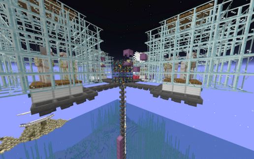 Shulker Farm (with spawners) schematic - building