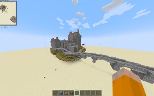 Tutorial World Castle schematic - building