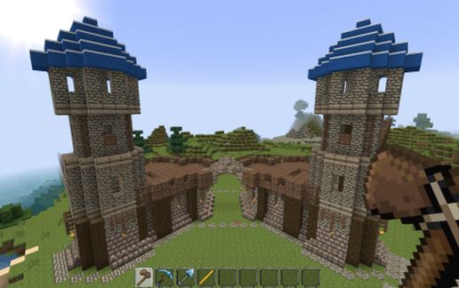 Wall: Cornergate schematic - building