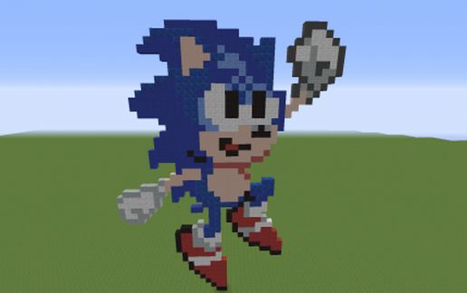 Sonic from Sonic 2 schematic - building