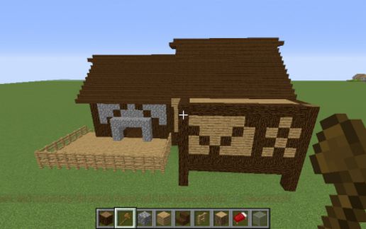 simple wooden house 1.8.1 schematic - building