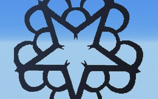 Black Veil Brides Logo schematic - building