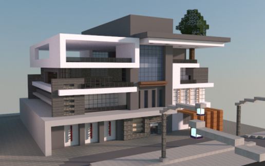 Modern Box house schematic - building