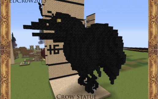 Crow Statue schematic - building