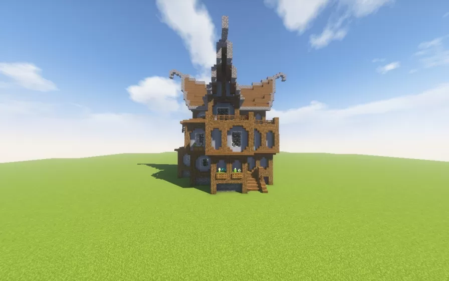 Seaside Nordic Mansion schematic - building