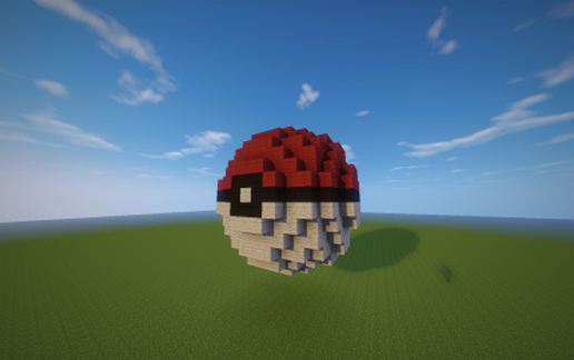 3D Pokeball schematic - building