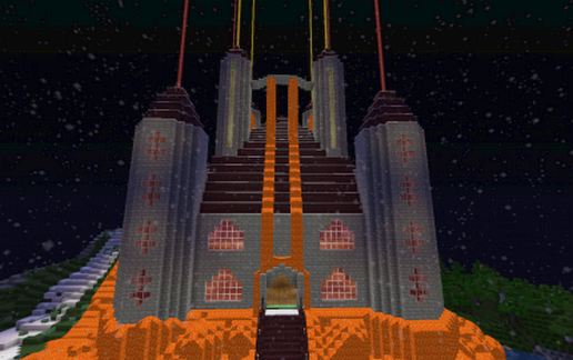 The Dark Mansion schematic - building