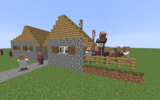 NPC Village "Ground" schematic - building
