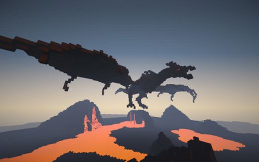 Nether Dragon schematic - building