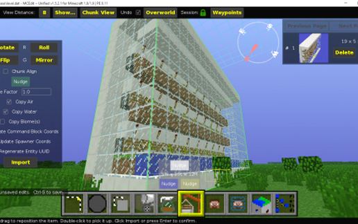 Automatic Melon Farm schematic - building
