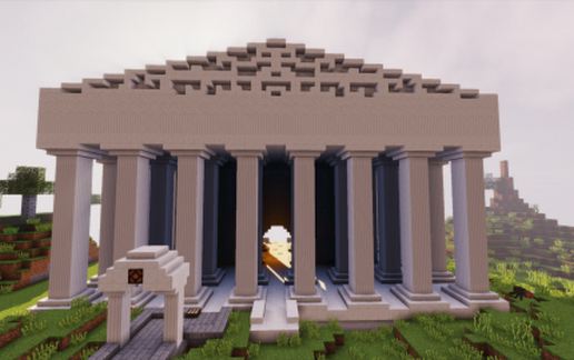 Greek Temple schematic - building