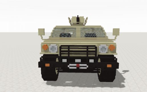Armoured Truck (Desert) schematic - building