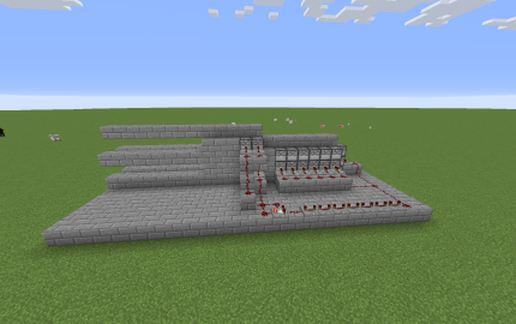 artillary cannon/sniper  1000+ blocks schematic - building