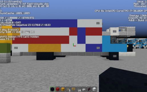 Heavily-decorated 10W Van schematic - building