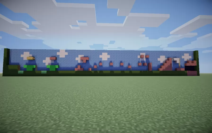 SuperMario Parkour schematic - building