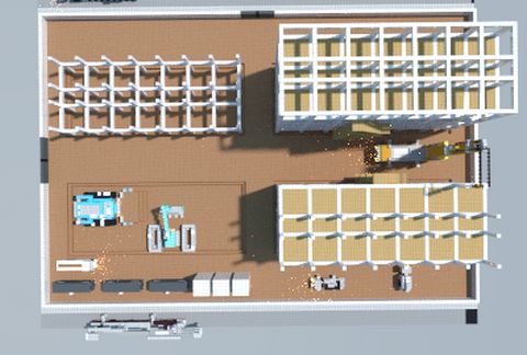 Blue-Orange Apartment Construction (Day 79)