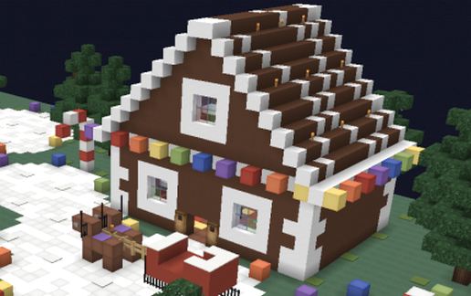 Christmas Spawn Area schematic - building