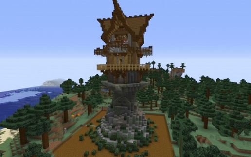 1st Medieval Tower 1.14.4 schematic - building