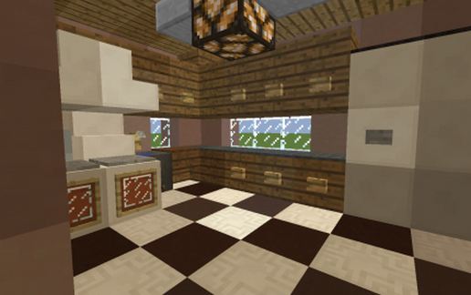 Middle-class Modern L-shaped House schematic - building