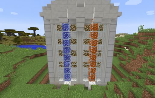 Tower of gold bank vault schematic - building