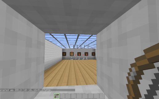 Redstone Firing Range schematic - building