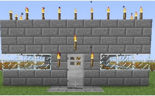 Large semiautomatic planting and harvesting of Melons and Pumpkin Farm!! schematic - building