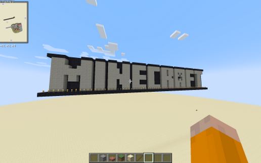 Minecraft Logo schematic - building